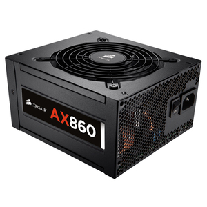 Alimentation entièrement modulaire Corsair AX Series AX860 860W, compatible SLI et <span class=keywords><strong>CrossFire</strong></span>, certifiée 80 Plus Platinum - Product Image 3