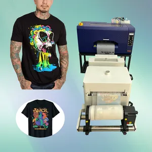 DZ XP600 Dtf-Drucker mit Doppelkopf Heißdruckmaschine mit Shaker für T-Shirts