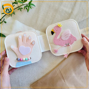 <span class=keywords><strong>Libro</strong></span> de tela suave de fieltro para bebés, León, <span class=keywords><strong>Libro</strong></span> de actividades, Juguete de viaje para bebés, <span class=keywords><strong>Libro</strong></span> de actividades educativas tempranas - Product Image 4