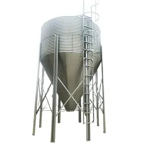 Grão de silo para armazenamento, preço de fábrica, grão de café, silo, leite milho, aço, silo