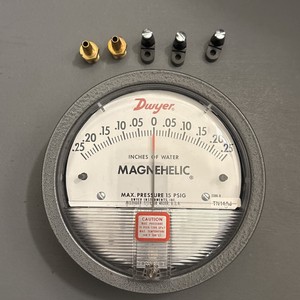 102032-00 Magnehelic Differential Pressure <b>Gauge</b> Model 2300-0 0-0.25 Used - Product Image 6