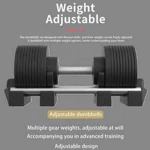 New Spray Painted <strong>Adjustable</strong> <strong>Dumbbell</strong> 32kg/40kg Household Weight Fitness Equipment 2kg <strong>Adjustable</strong> <strong>Dumbbell</strong> <strong>Set</strong> - Product Image 3