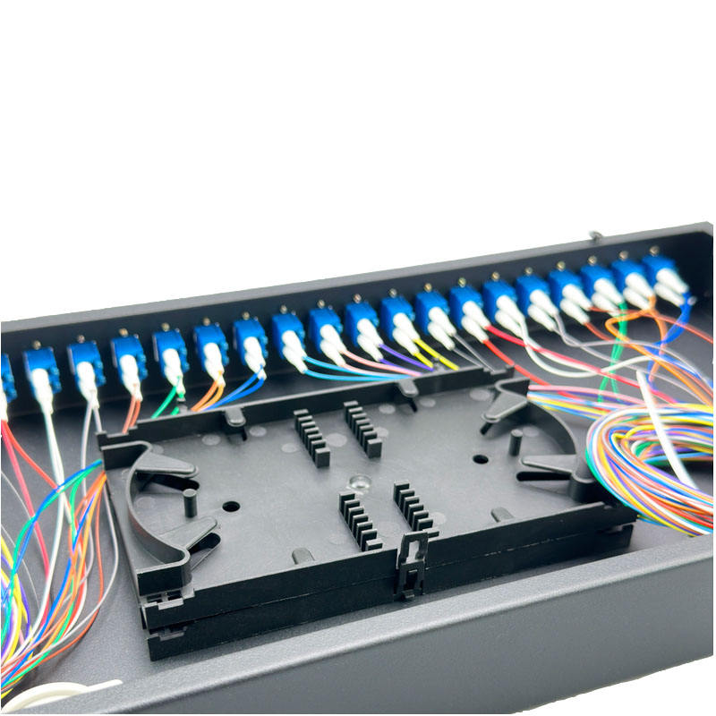 12-Core SC Rack-Mount Fiber Optic Terminal Box 1U 19-Inch for FTTH ...