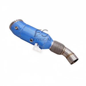 For BMW B58 Exhaust X3 X4 M40i G01 G02 X5 G05 X6 G06 X7 G07 Z4 Spura Factory Direct Stainless Insulated Downpipe Exhaust Head - Product Image 3