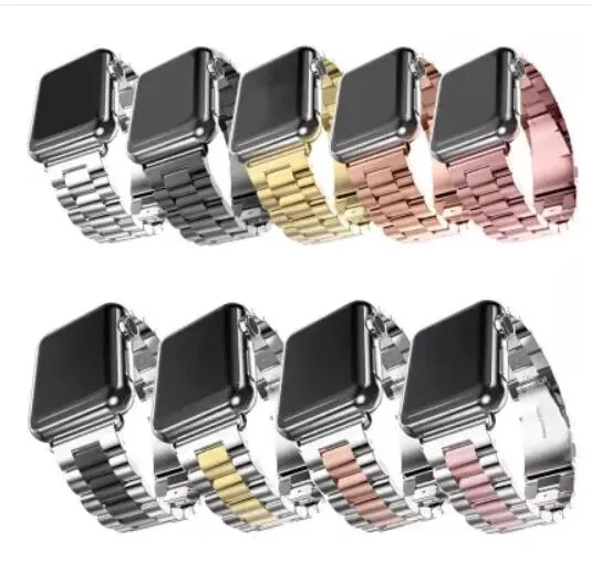 Bracelet Sport en acier inoxydable pour Apple Watch, 45mm, 41mm, 44mm, 40mm, 38mm, 42mm