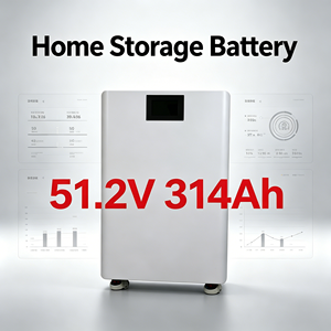 Système de stockage d'énergie solaire domestique sur pied 51,2 V 314 Ah 16 kWh avec batterie LiFePO4 et affichage sur roues - Product Image 2