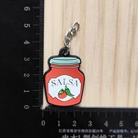 Porte-clés en PVC souple personnalisés et pour cadeaux d'entreprise, avec logo personnalisé 2D/3D double face, porte-clés en caoutchouc souple