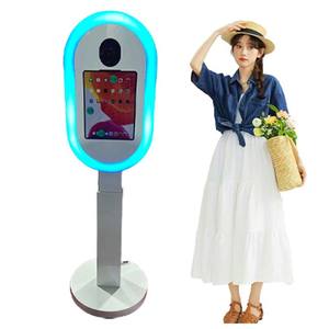 Fournitures de fête, photomaton iPad avec éclairage LED, photomaton instantané de table <span class=keywords><strong>Polaroid</strong></span>, location commerciale - Product Image 1