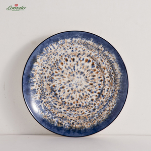 Vajilla de cerámica de moda con estampado de estilo Maya azul misterioso, juego de platos de vajilla de restaurante personalizado para Hotel, personalización - Product Image 6