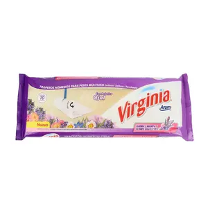 Private Label Manufacture Sensitive Non-woven Eco Friendly Cleaning Rag Disposable Floor Mop Wipes For Household Clean