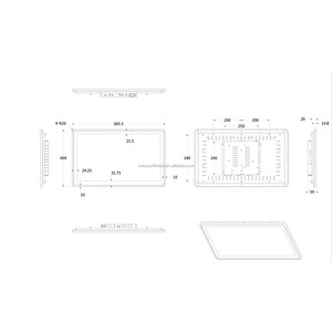 Moniteur LCD industriel tactile 27 pouces 250 nits de luminosité, écran tactile industriel PC, Nouveauté 2025, Vente Flash - Product Image 6