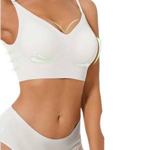 Para <span class=keywords><strong>Shein</strong></span> Explosions Sujetador con espalda en U sin espalda grande <span class=keywords><strong>Ropa</strong></span> <span class=keywords><strong>interior</strong></span> sin cables sin rastro Europea americana Almohadilla para el pecho transpirable Pecho pequeño - Product Image 5