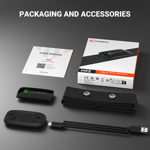 Outdoor Fitness Sensor H9Z Chest Heart Rate Monitor BLE 5.0 ANT+IP67 Rechargeable <b>Battery</b> Bike Computer with Optical <b>Ring</b> Style - Product Image 6