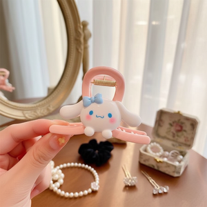 Accessori di tendenza per la decorazione dei capelli Vintage da donna eleganti clip a scatto in resina di strass vendita calda da 5cm per capelli disponibili per - Product Image 3