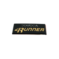 Emblème de voiture personnalisé en acrylique réutilisable de marque CF, autocollant 3D avec logo et lettres, style tendance, vente en gros avec garantie