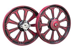 Ruedas retro modificadas para motocicleta CG125 para locomotoras, cubos <span class=keywords><strong>de</strong></span> <span class=keywords><strong>rueda</strong></span> delantera y trasera, frenos <span class=keywords><strong>de</strong></span> disco y frenos <span class=keywords><strong>de</strong></span> cubo - Product Image 2