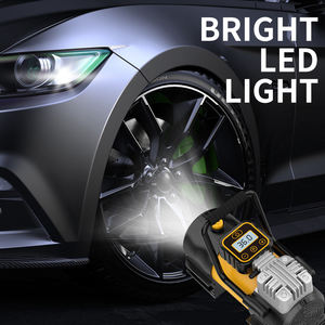 Tragbarer 12V Auto Reifen füller Digital anzeige ABS Auto Luft kompressor mit Kabel Reifen pumpe Inflator - Product Image 5