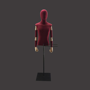 Maniquí de <span class=keywords><strong>medio</strong></span> <span class=keywords><strong>cuerpo</strong></span> masculino de tela de buena calidad para escaparate - Product Image 1