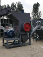 Machine à couper les bouteilles en plastique, machine à broyer les bouteilles en PET, ligne de recyclage de lavage, de séchage et de broyage des bouteilles en PET
