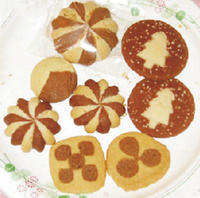 Ligne de production automatique de double biscuit en mosaïque pour glacière
