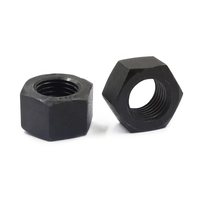 Écrou hexagonal robuste en acier au carbone, oxyde noir, DIN934, pour machines minières et de construction – Approvisionnement direct usine