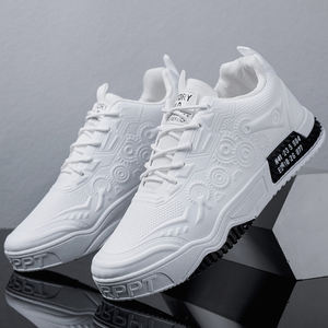 2022<span class=keywords><strong>ล่าสุด</strong></span><span class=keywords><strong>รุ่น</strong></span><span class=keywords><strong>ใหม่</strong></span>รา<span class=keywords><strong>ค</strong></span>าถูกผู้ชายสีดำสีขาวสไตล์ที่เรียบง่ายระบายอากาศรองเท้ากีฬา - Product Image 2