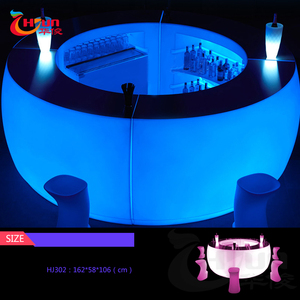 Barra redonda de luz LED con iluminación móvil, barra moderna para vino, jugo, venta al por mayor, fábrica de China - Product Image 6