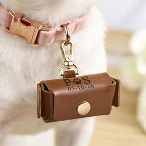 Personalized Leather Wedding Ring <b>Pouch</b> - Custom Engraved Ring Bearer <b>Pouch</b>, Leather Travel Jewelry Case <b>for</b> <b>Men</b> & Women - Product Image 5