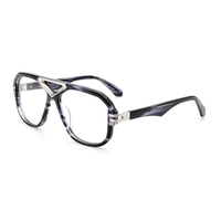 Montures de lunettes optiques de luxe faites à la main en acétate rétro, vertes, bleues, brunes, pour la lecture, protection contre la lumière bleue, forme carrée, pour femmes et jeunes
