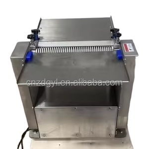 Industrial Pig Rind Peel <strong>Meat</strong> <strong>Cutting</strong> <strong>Machine</strong> Fat Remove Cut Peeler Automatic <strong>Meat</strong> Slicer <strong>Machine</strong> Lamb Pork Skin Slicing <strong>Machine</strong> - Product Image 1