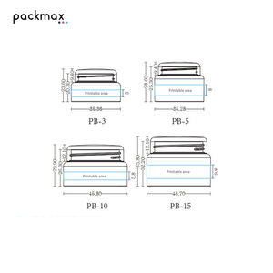 Factory stock PP <b>plastic</b> <b>jars</b> 3g trial size cream <b>jar</b>, 5g eye cream <b>jar</b>, 15g sample cream <b>jar</b> – travel refillable bottles - Product Image 5