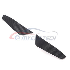 Kit de carrosserie en fibre de carbone pour Audi <span class=keywords><strong>RS6</strong></span> RS7 2020-2023 <span class=keywords><strong>ABT</strong></span> style 2 pièces couteau canards pare-chocs avant spoiler diffuseur autocollant - Product Image 1