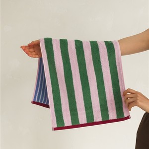 Toalla de Baño de Algodón Ecológica y Absorbente, Toalla Facial Personalizada con Rayas, Toalla de Baño de Alta Calidad con Impresión a Doble Cara, 34*75cm - Product Image 1