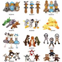 Jouet en peluche interactif pour chat en forme de souris, en fausse fourrure de lapin douce, avec son et pierre, vente en gros d'usine