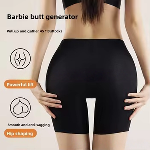 FENG <span class=keywords><strong>Kua</strong></span> กางเกงบางไร้รอยต่อสำหรับผู้หญิง, กางเกงควบคุมหน้าท้องพร้อมแผ่นรองสะโพกกว้างและบั้นท้าย - Product Image 6