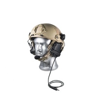 Casque tactique pour casque Rail FAST Series avec protection contre le bruit d'impulsion