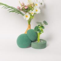 Hémisphère en mousse florale semi-circulaire de haute qualité, fabriqué en résine composite biodégradable, léger, résistant, forte rétention d'eau