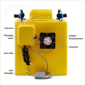 Machine de sablage pour bijoux, sablage industriel, équipement pneumatique à eau pour le polissage de verre dépoli et de bracelets - Product Image 5