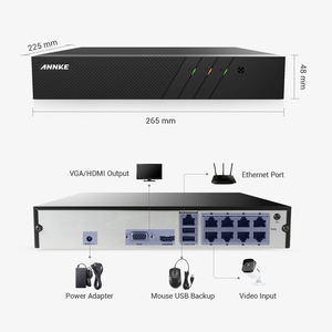 Registratore Video di Rete ANNKE 6MP 8CH POE con Rilevamento AI di Persone e Movimenti, Riproduzione Intelligente, Registratore NVR POE CCTV - Product Image 4