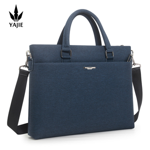 Maletín grande de 14 pulgadas para hombre, funda para ordenador portátil, bolso de trabajo de oficina de negocios, bolso de mensajero, bolsos de hombro, bolso de mano de lona impermeable - Product Image 1
