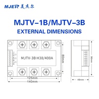 380V 30A 40A 60A 100A 150A 200A Module de régulation de tension ca triphasé régulateur de puissance Thyristor relais à semi-conducteurs
