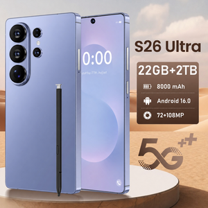 Smartphone Android 16 5G S26 Ultra di Alta Qualità, 22GB+2TB, Batteria 8000mAh, Fotocamera 108MP, Penna Integrata, Sbloccato Globalmente, Deca Core, Cellulare Economico - Product Image 1