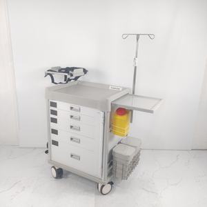 รถเข็นฉุกเฉินได้รับการรับรองมาตรฐาน CE ISO13485 รถเข็นสำหรับโครงการทางการแพทย์ระหว่างประเทศ ผลิตตามแบบ OEM รถเข็นฉุกเฉินแบบกำหนดเองสำหรับโรงพยาบาล - Product Image 1