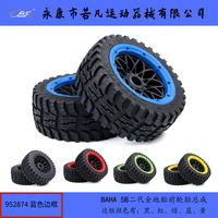 Roues avant Rofun Racing 5b 2ème génération 170x60, pneus tout-terrain pour voiture RC, jantes Hpi Buggy 1/5, amélioration Beadlock en plastique
