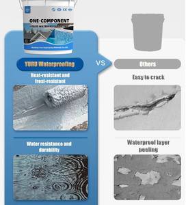 Caoutchouc liquide écologique de revêtement imperméable de polyuréthane de catégorie d'aquaculture pour la <span class=keywords><strong>peinture</strong></span> extérieure d'appareil - Product Image 3