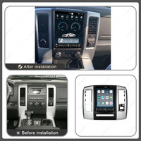 Pour Dodge Ram 2013-2018, unité principale Android, grand écran de 13 pouces, autoradio, ensemble de couverture, GPS QLED vertical, 8+256 cœurs, prend en charge Carplay