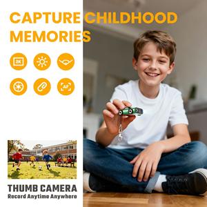 Cámara de Alta Definición con Lente Gran Angular, Carga Tipo C, Enfoque Automático, Cámara Digital para Vlogs, Cámara de Juguete para Niños - Product Image 4