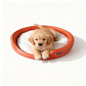 เตียงสัตว์เลี้ยงหนังแท้ทันสมัย |   เตียงนอนสัตว์เลี้ยงนุ่มสบายสำหรับแมวและสุนัขพันธุ์เล็ก ใช้ภายในอาคาร |   ผู้ผลิตเฟอร์นิเจอร์สัตว์เลี้ยงที่มีสไตล์แบบ OEM - Product Image 3