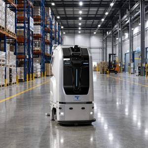 Robot Fregador de Pisos Autónomo CleanHorseTN70, Máquina de Limpieza Robótica Comercial e Industrial para Almacenes, Fábricas y Hospitales - Product Image 1