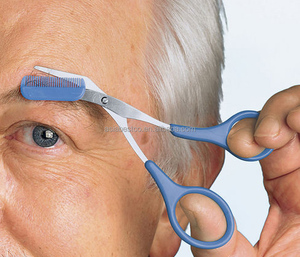 Tijeras para Cejas de Alta Calidad al Mejor Precio con Peine, Herramienta de Depilación y Modelado de Cejas para <span class=keywords><strong>Mujer</strong></span> - Product Image 1